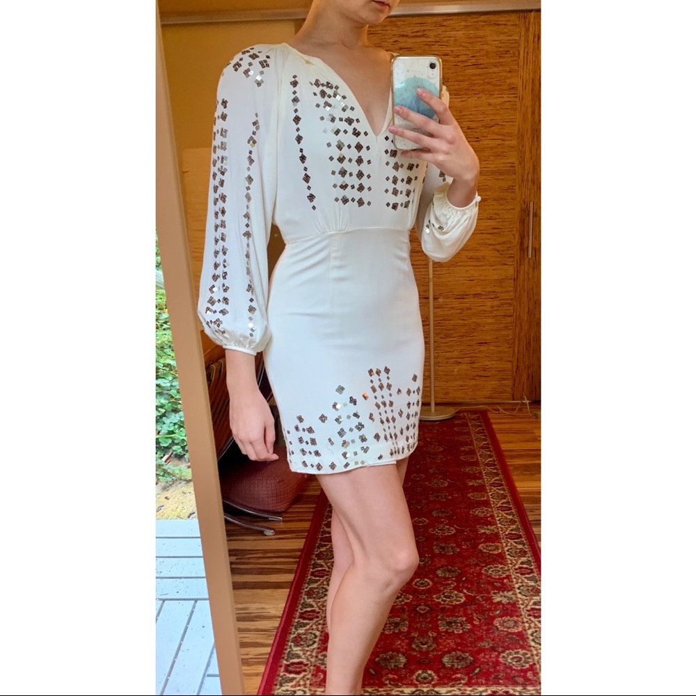 Free people white dress size 2 - Picture 4 of 8